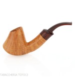 Gheppo forma vulcano finitura radica naturale lucida - Gheppo Italian Pipes - Gheppo Italian Pipes