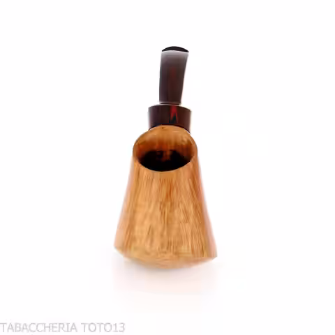 Gheppo forma vulcano finitura radica naturale lucida - Gheppo Italian Pipes - Gheppo Italian Pipes