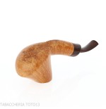 Gheppo forma vulcano finitura radica naturale lucida - Gheppo Italian Pipes - Gheppo Italian Pipes