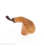 Gheppo forma vulcano finitura radica naturale lucida - Gheppo Italian Pipes - Gheppo Italian Pipes