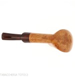 Gheppo forma vulcano finitura radica naturale lucida - Gheppo Italian Pipes - Gheppo Italian Pipes