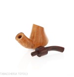 Gheppo forma vulcano finitura radica naturale lucida - Gheppo Italian Pipes - Gheppo Italian Pipes