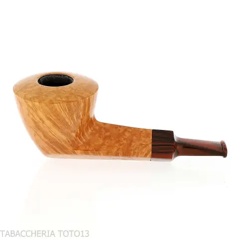 Demua pipa forma Dublin radica chiara naturale venata | Pipa Italiana