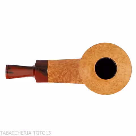 Pipe Demua de forme Dublin, bruyère naturelle à grain clair - Demua - Gheppo Italian Pipes
