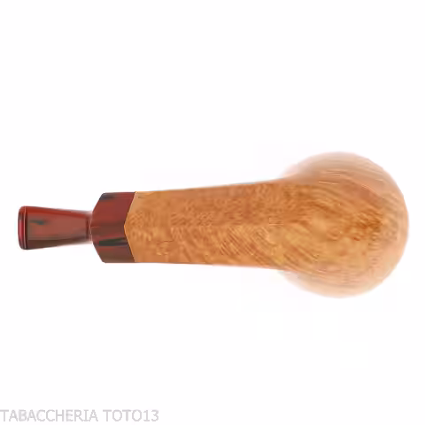 Pipe Demua de forme Dublin, bruyère naturelle à grain clair - Demua - Gheppo Italian Pipes