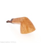 Pipa Demua con forma de Dublín, brezo natural de veta clara - Demua - Gheppo Italian Pipes