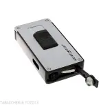Silver Match Paris accendino double Jet Flame e puncher - Accendini per Sigaro - Silver Match