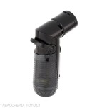 Silver Match Skopje Triple Jet Flame with Punch, Black - Lighter For Cigar - Silver Match
