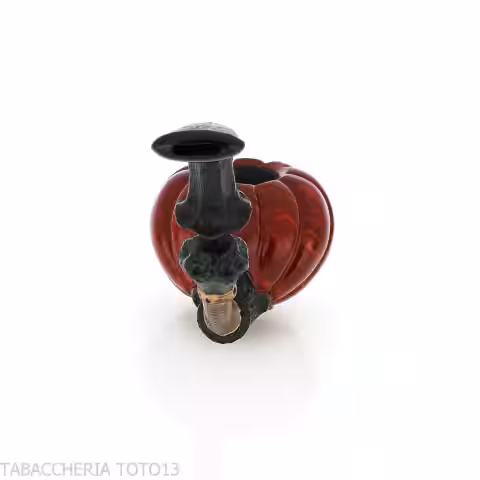 C-Pipe Wang pipe en forme de bouton floral, finition en bruyère naturelle - C-Pipe Wilson Wang - Wang C-pipe