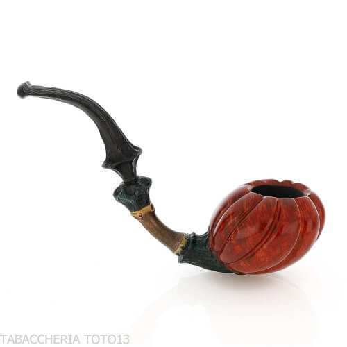 C-Pipe Wang-Pfeife in Blütenknospenform mit natürlichem Dornbusch-Finish - C-Pipe Wilson Wang - Wang C-pipe