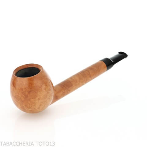 Wang C-Pipe Apple Lovat Shape with Natural Briar Finish - C-Pipe Wang - Wang C-pipe
