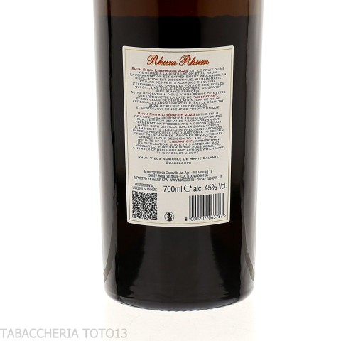 Rhum Rhum Liberation 2024 à 45 % vol. | Nouveau