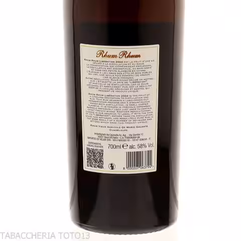 Rhum Rhum Liberation 2024 Version Integral Capovilla zum Verkauf