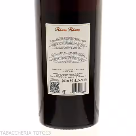Rhum Rhum Liberation Vieux Millésime 2013, Vieilli 11 ans