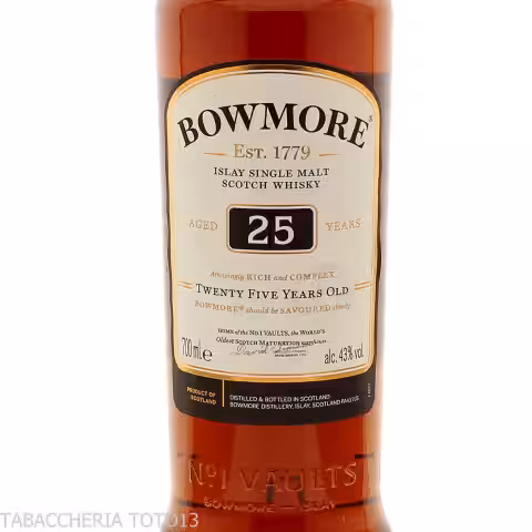 Bowmore 25 ans d'âge en petit lot | Meilleur whisky tourbé