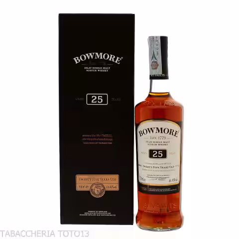 Bowmore 25 ans d'âge en petit lot | Meilleur whisky tourbé