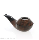 Pipa Valbruna Rhodesian, icónica y de brezo oscuro pulido.