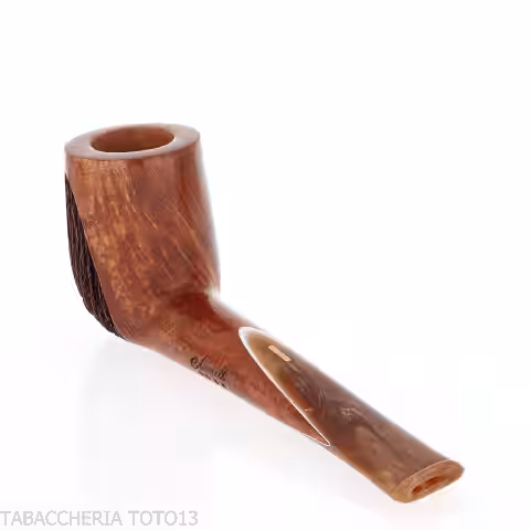 Amorelli Dandy Serie Billardpfeife aus glattem natürlichem Bruyèreholz