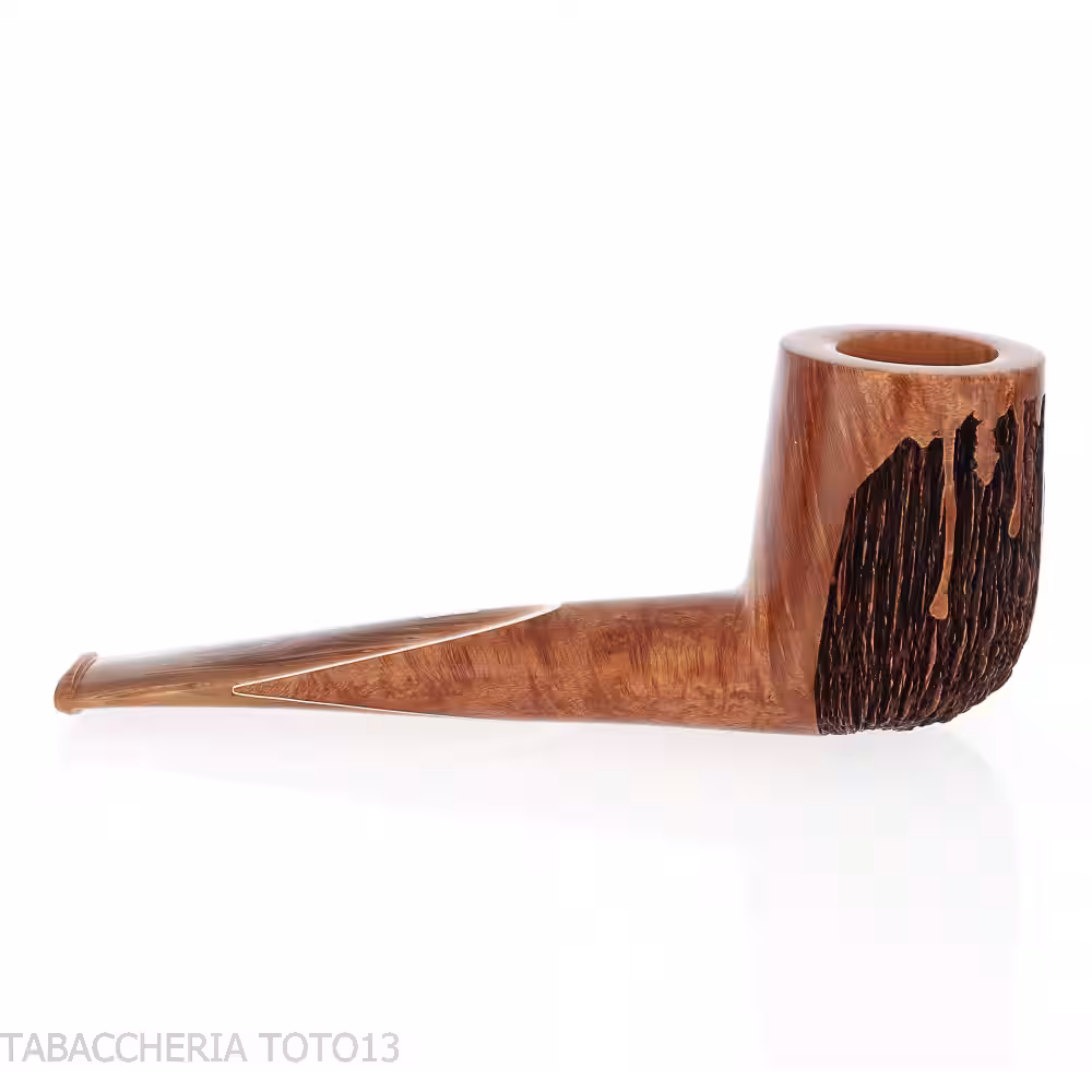 Pipa Amorelli billiard in radica naturale liscia serie Dandy | Vendita