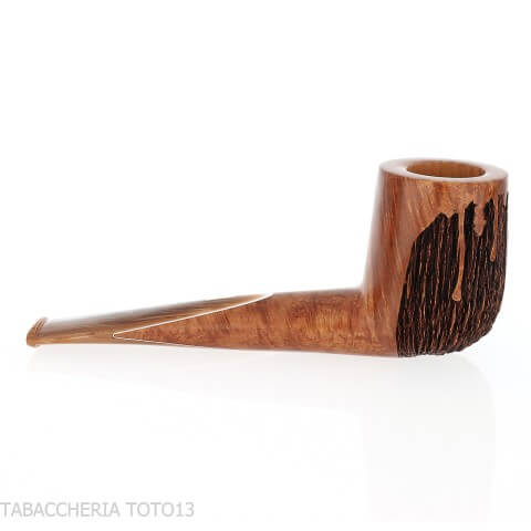 Pipe de billard Amorelli Dandy Series en bruyère naturelle lisse