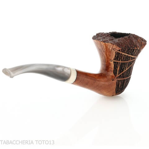Amorelli Pfeifenform Bent Dublin glatter natürlicher Dornbusch - Amorelli - Amorelli Pipe