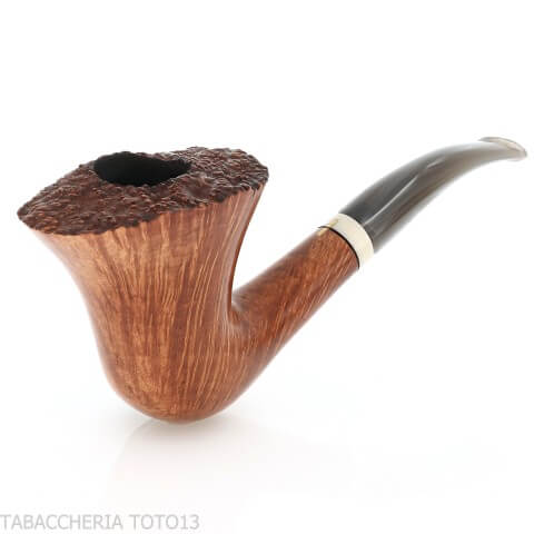 Amorelli pipe shape Bent Dublin smooth natural briar - Amorelli - Amorelli Pipe