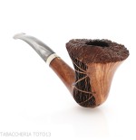 Amorelli pipe shape Bent Dublin smooth natural briar - Amorelli - Amorelli Pipe