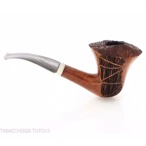 Pipe Amorelli forme Bent Dublin bruyère naturelle lisse | Vente
