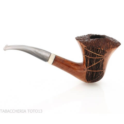 Amorelli Pfeifenform Bent Dublin glatter natürlicher Dornbusch - Amorelli - Amorelli Pipe