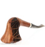 Amorelli pipe shape Bent Dublin smooth natural briar - Amorelli - Amorelli Pipe