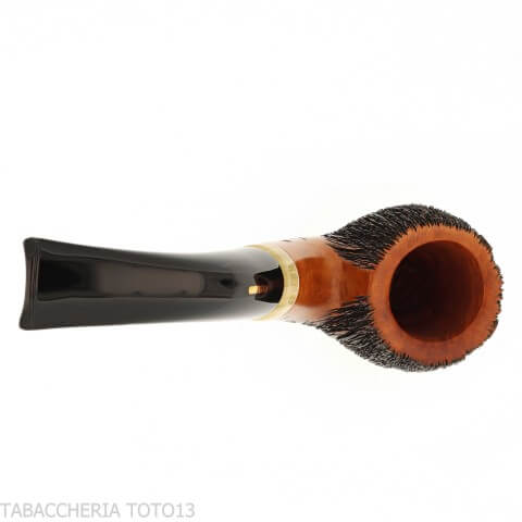 Amorelli Apple curva con incisioni penna San Michele - Amorelli - Amorelli Pipe