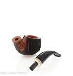Pipe Amorelli bent apple stylo avec gravures San Michele - Amorelli - Amorelli Pipe
