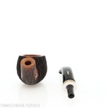 Pipe Amorelli bent apple stylo avec gravures San Michele - Amorelli - Amorelli Pipe