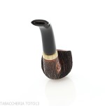 Pipe Amorelli bent apple stylo avec gravures San Michele - Amorelli - Amorelli Pipe