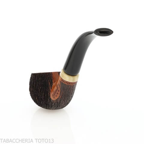 Amorelli-Pfeife mit gebogener Flasche mit San Michele-Stiftgravuren - Amorelli - Amorelli Pipe