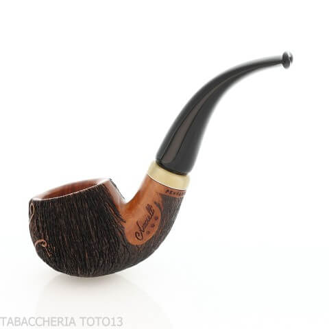 Amorelli Apple curva con incisioni penna San Michele - Amorelli - Amorelli Pipe
