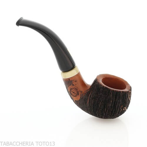Pipa Amorelli directamente pluma del florero con grabados San Michele