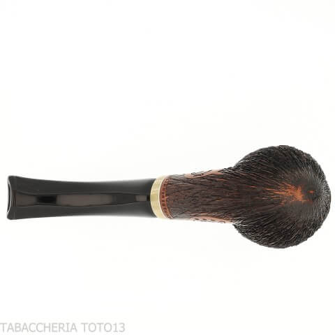 Amorelli Apple curva con incisioni penna San Michele - Amorelli - Amorelli Pipe