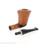 Pipa Amorelli diritta a vaso radica naturale liscia | Vendita online