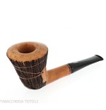 Pipa Amorelli diritta a vaso radica naturale liscia | Vendita online