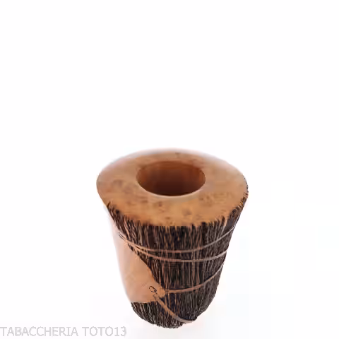 Pipa Amorelli diritta a vaso radica naturale liscia | Vendita online