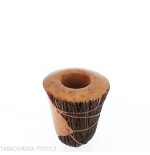 Pipa Amorelli diritta a vaso radica naturale liscia | Vendita online