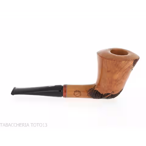 Pipa Amorelli diritta a vaso radica naturale liscia | Vendita online