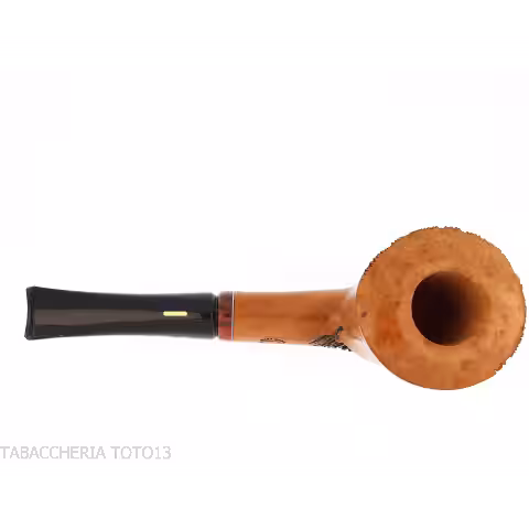 Pipa Amorelli diritta a vaso radica naturale liscia | Vendita online