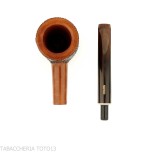 Amorelli pipa Poker con incisioni penna San Michele | Leggerissima