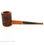 Pipe Poker Amorelli avec gravure de plumes de San Michele Ultra-légère