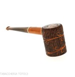 Amorelli Poker pipe with San Michele feather engraving | Ultra-lightweight