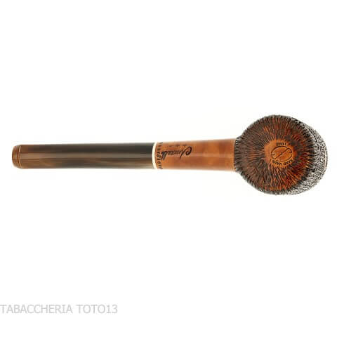 Pipe Poker Amorelli avec gravure de plumes de San Michele Ultra-légère