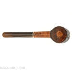 Amorelli Poker pipe with San Michele feather engraving | Ultra-lightweight