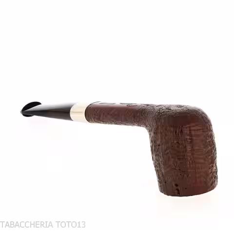 Ashton Pebble Grain XXX Serie Sandgestrahlte Pfeife in kanadischer Form